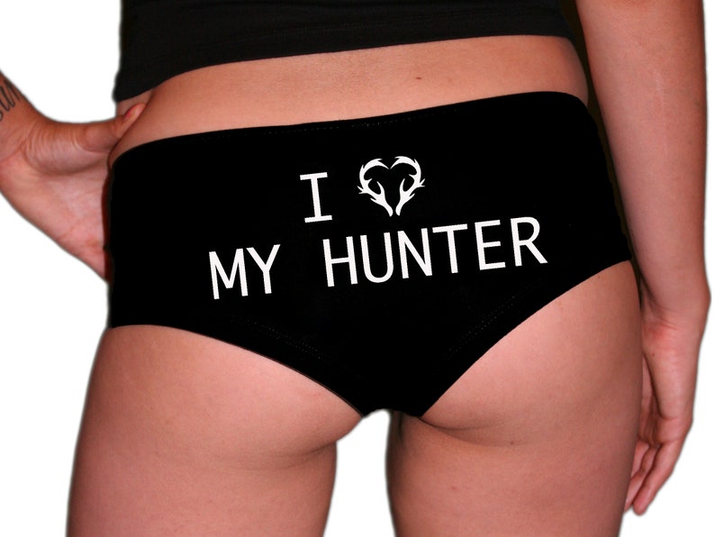 Hunting Underwear. Hunter's Gift. Hunting Gift. Husband Hunting Gift. Hunting Gift For Men. Hunter's Wife. Antlers. I Love My Hunter. image 1