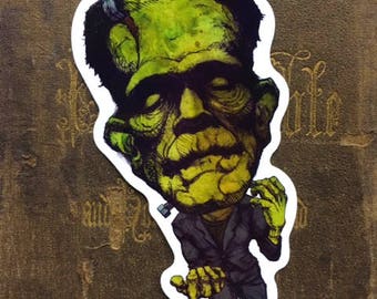 Frankenstein Vinyl Sticker