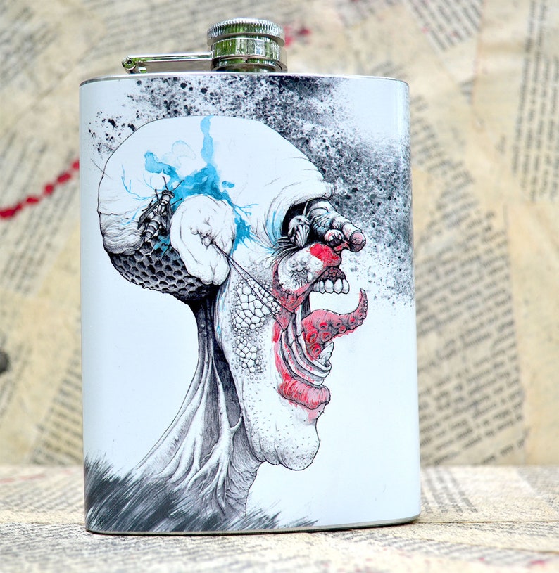 Scary Stories To Tell In The Dark Inspired Flask by Award image 0