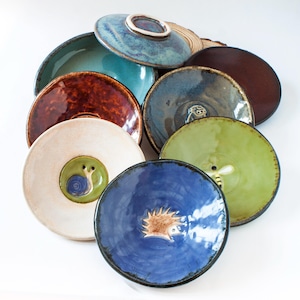Handmade Ceramic Creature Ring Dish: Trinket Plates