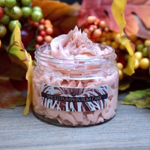 Spiced Pumpkin Rum Cake | Autumn/Fall Whipped Soap | Seasonal | Dessert Scents