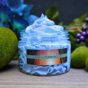 Crisp Autumn Woods Whipped Soap | Autumn/Fall Whipped Soap | Seasonal