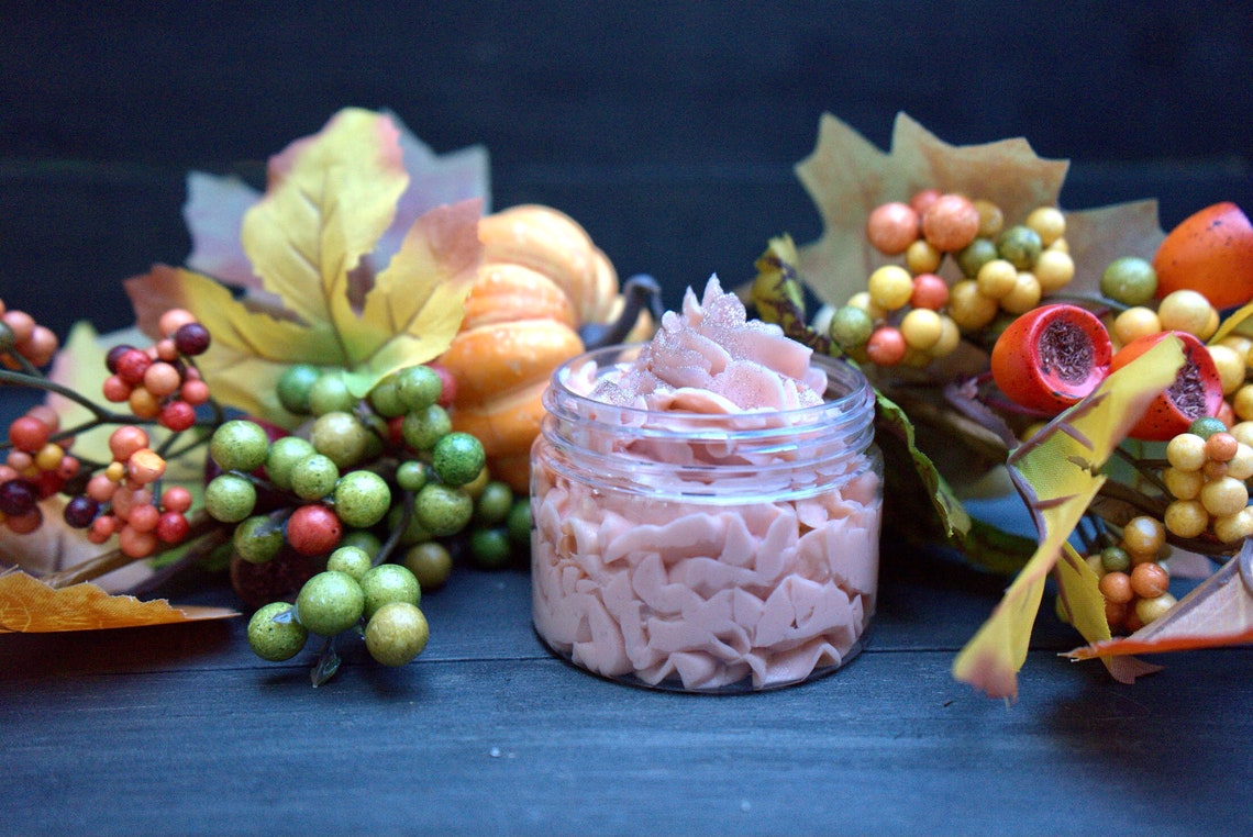 Spiced Pumpkin Rum Cake Autumn/Fall Whipped Soap Seasonal