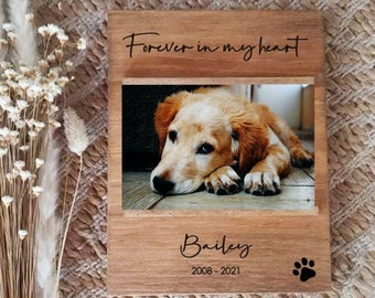 Pet Loss Picture Frame | Pet Memorial Photo Frame | Pet Loss Sympathy Gift | Dog Memorial Gift | Memorial Frame for Dogs | Dog Loss Frame