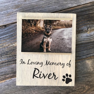 Pet Loss Picture Frame | Pet Memorial Photo Frame | Pet Loss Sympathy Gift | Dog Memorial Gift | Memorial Frame for Dogs | Dog Loss Frame