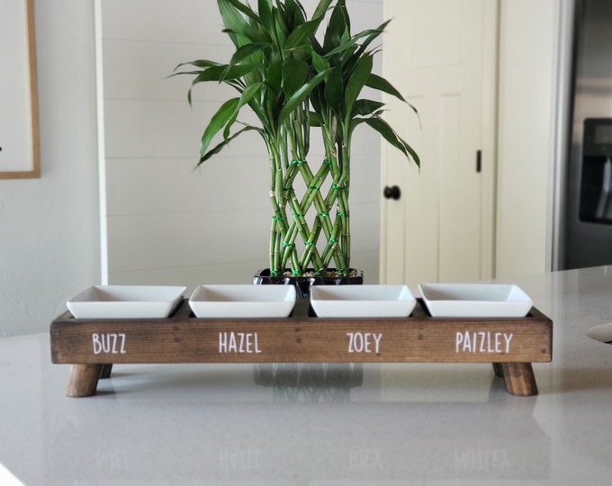 personalized cat food bowls