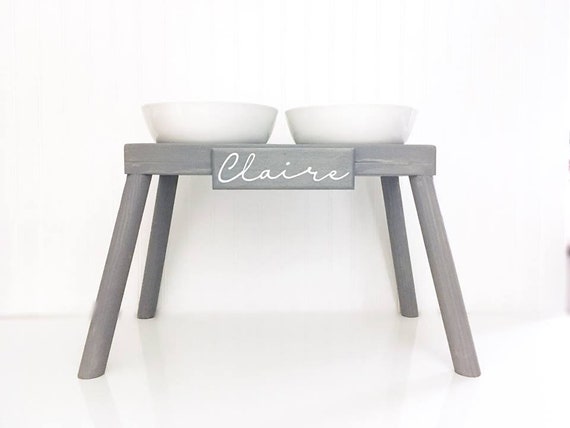 Large Giant Dog Feeder Raised Dog Food Bowls Modern Pet Etsy
