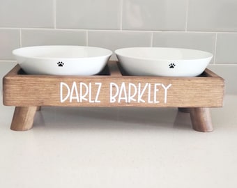 Raised Dog Feeder | Dog Bowls Personalized | Elevated Feeding Stand | Modern Dog Feeder | Dog Adoption | Cute Pet Bowl | Dog Feeder | Dogmom