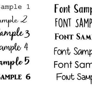 May include: A collection of 12 different font samples, showcasing various styles and weights. The samples are arranged in two columns, with each sample labeled with a number from 1 to 12.