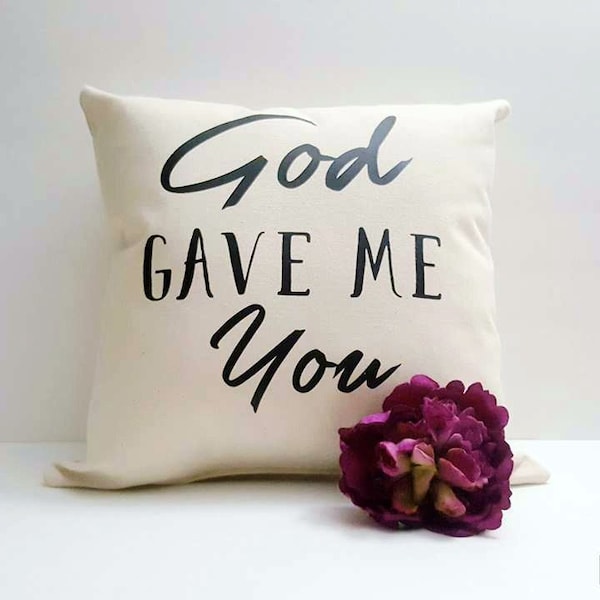 thumbnail interactive-video image 1 of God Gave Me You Ornament, Personalized Couple Christmas 1 of 13