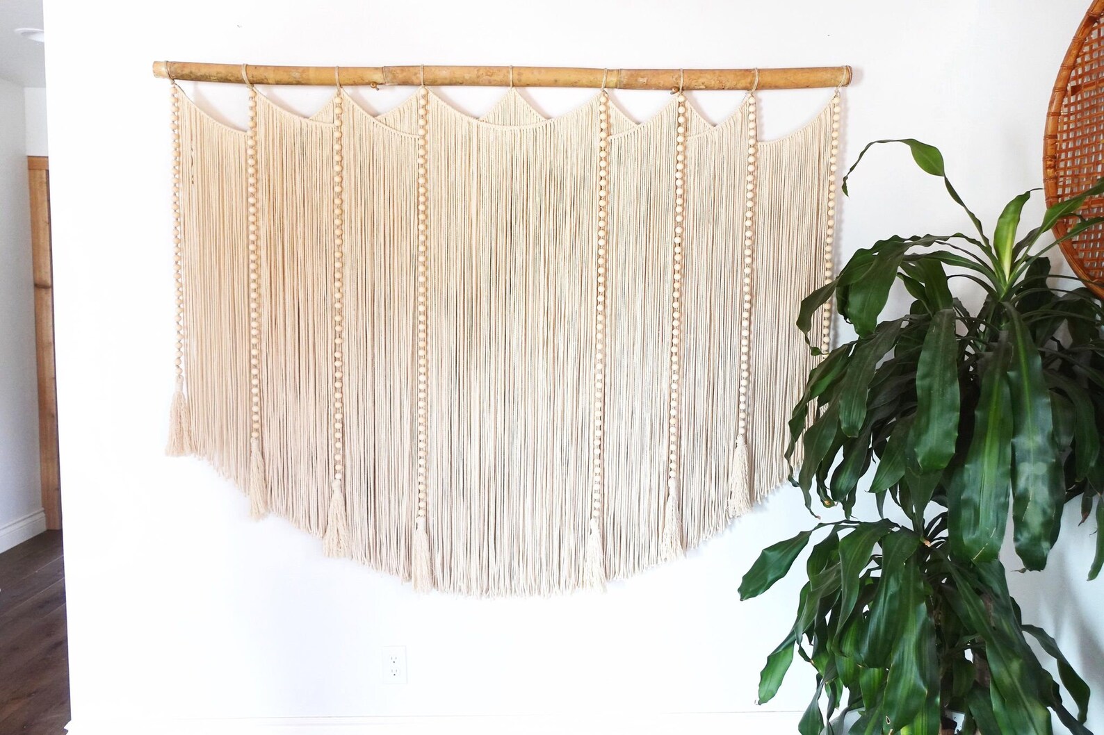 XL Boho Macrame | Modern Contemporary Macrame Wall Hanging | Fiber Art ...