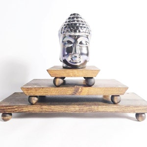 Meditation Table | Alter Shrine Table | Crystal Display Tray | Witchy Gift | Small Display Tray | Puja Table Display | Buddhist Decor | Heal