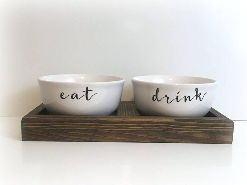 Small Cat Bowls Small Dog Bowls Teacup Pet Bowls Cute Etsy