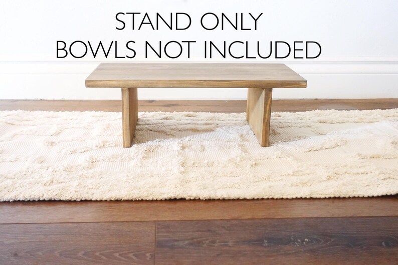 Minimalist Dog Bowl Riser Modern Dog Bowl Platform Yeti Etsy