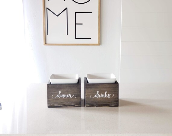 Personalized Modern Contemporary Pet Feeder Elevated Dog Etsy