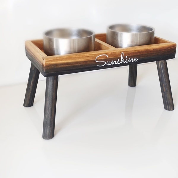 Standing Dog Bowl Etsy