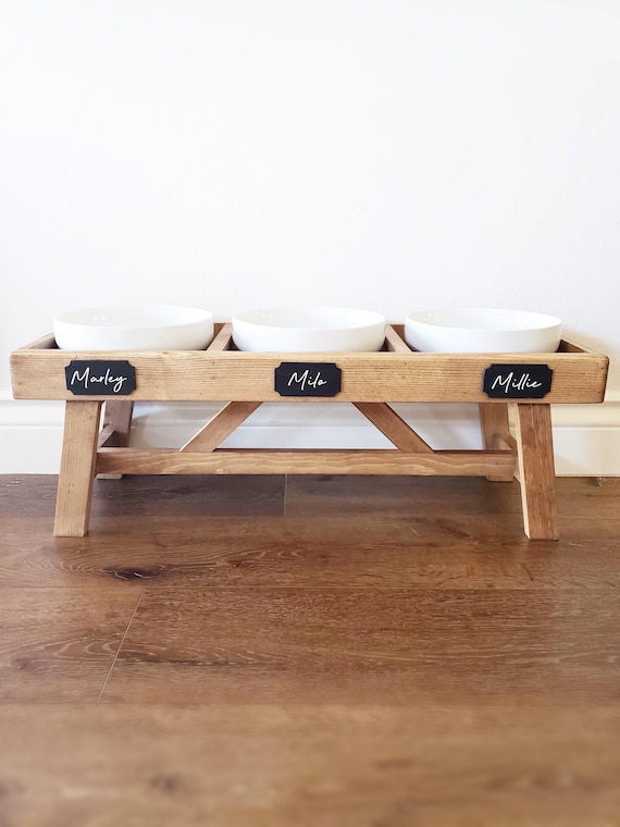 Farmhouse style dog bowls sale