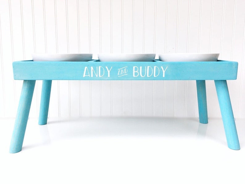 multiple dog feeding station