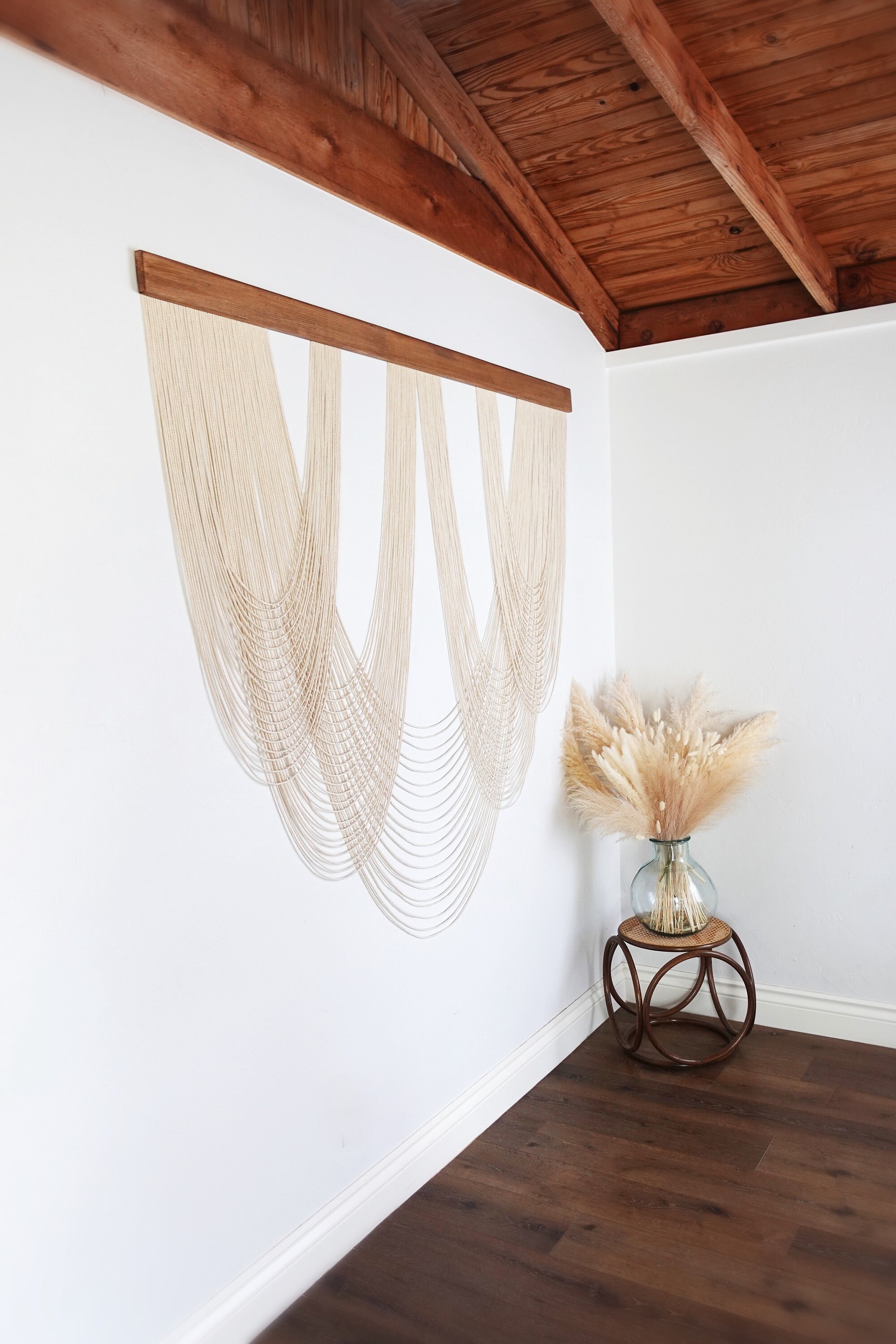 XL Macrame Wall Hanging | Boho Macrame Fiber Art | Modern Macrame ...