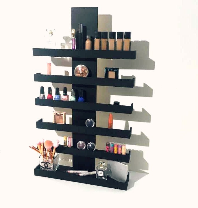 Hanging makeup organizer sale