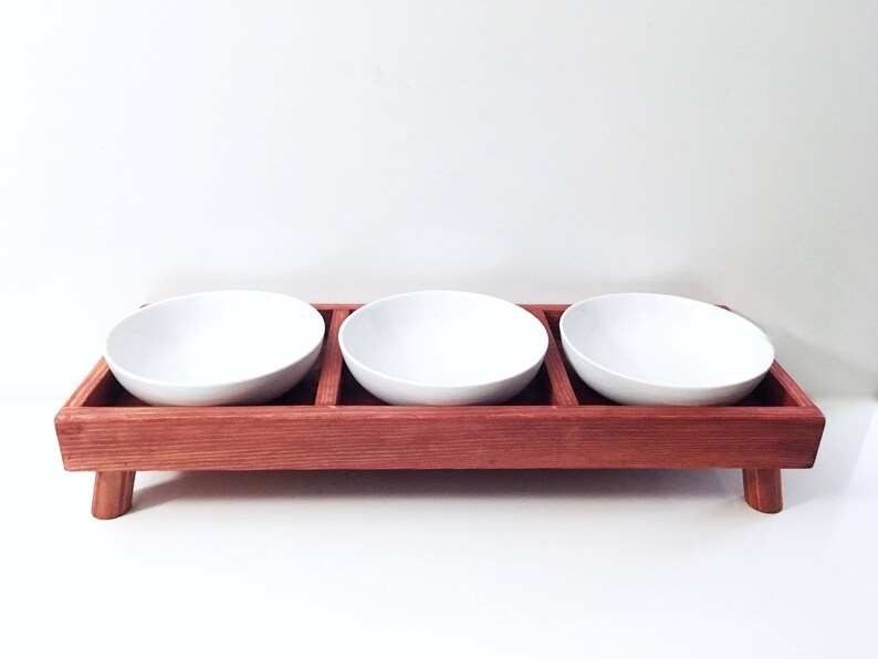 Elevated Pet Bowl Stand Modern Dog Bowl Set Multiple Pet ...