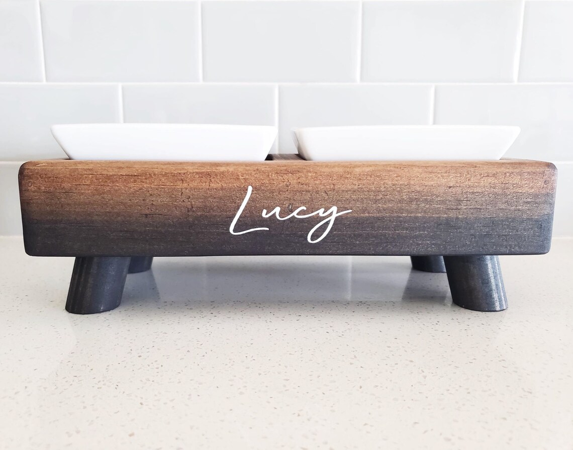 XS Pet Bowl Stand Small Bowls for Cats Yorkie Dog Bowls Etsy