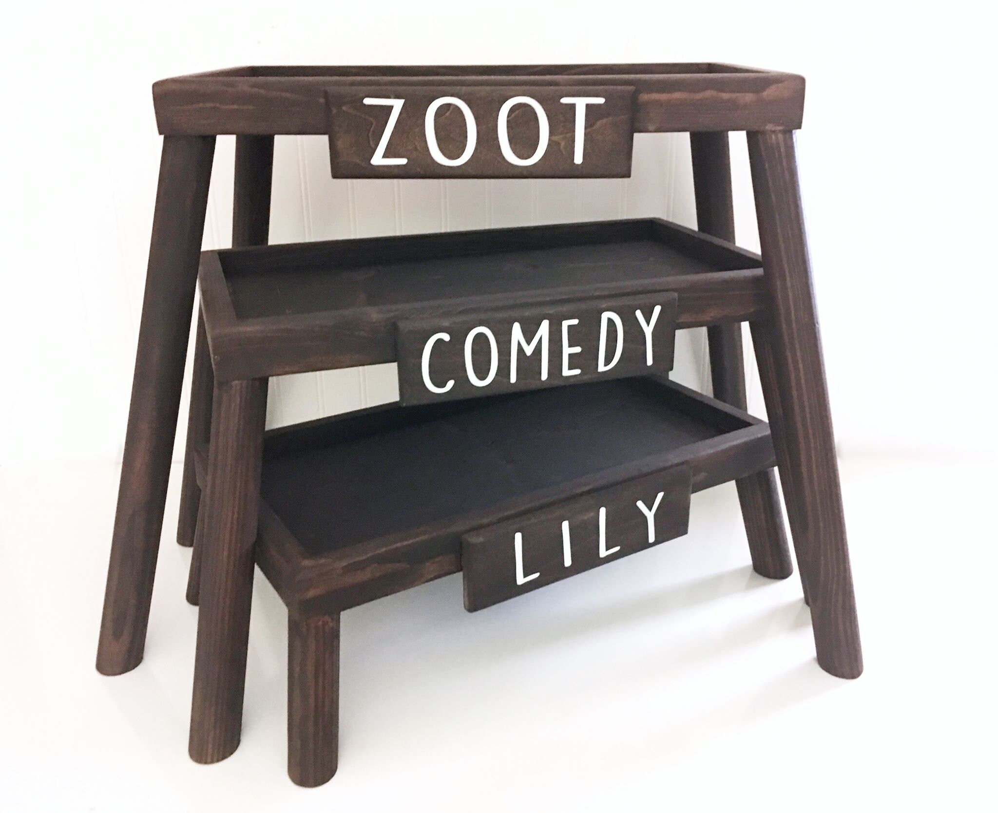 Dog Food Table Stand Dog Dinner Table Elevated Rustic Etsy