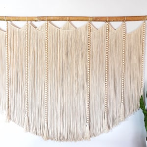XL Boho Macrame | Modern Contemporary Macrame Wall Hanging | Fiber Art ...