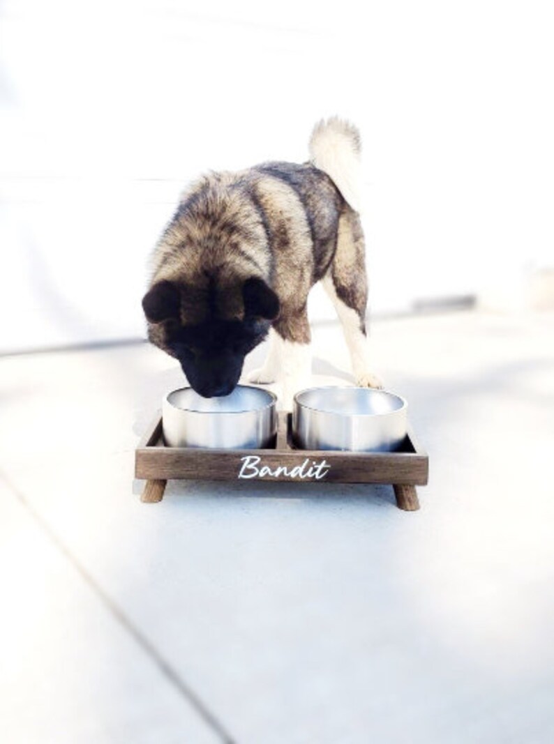 Yeti Bowl Stand Elevated Dog Bowl Feeder Raised Dog Feeder Etsy