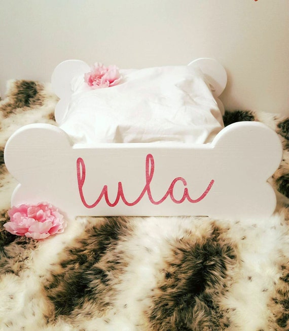 Bone Shaped Dog Bed - Small Dog Bed - Teacup Dog Bed - Pet Beds - Doggy Bed - Pet Bed - Dog Bed - Personalized Dog Bed - Dog Bedding - Plush