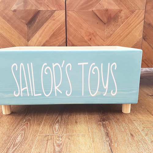 personalized dog toy box