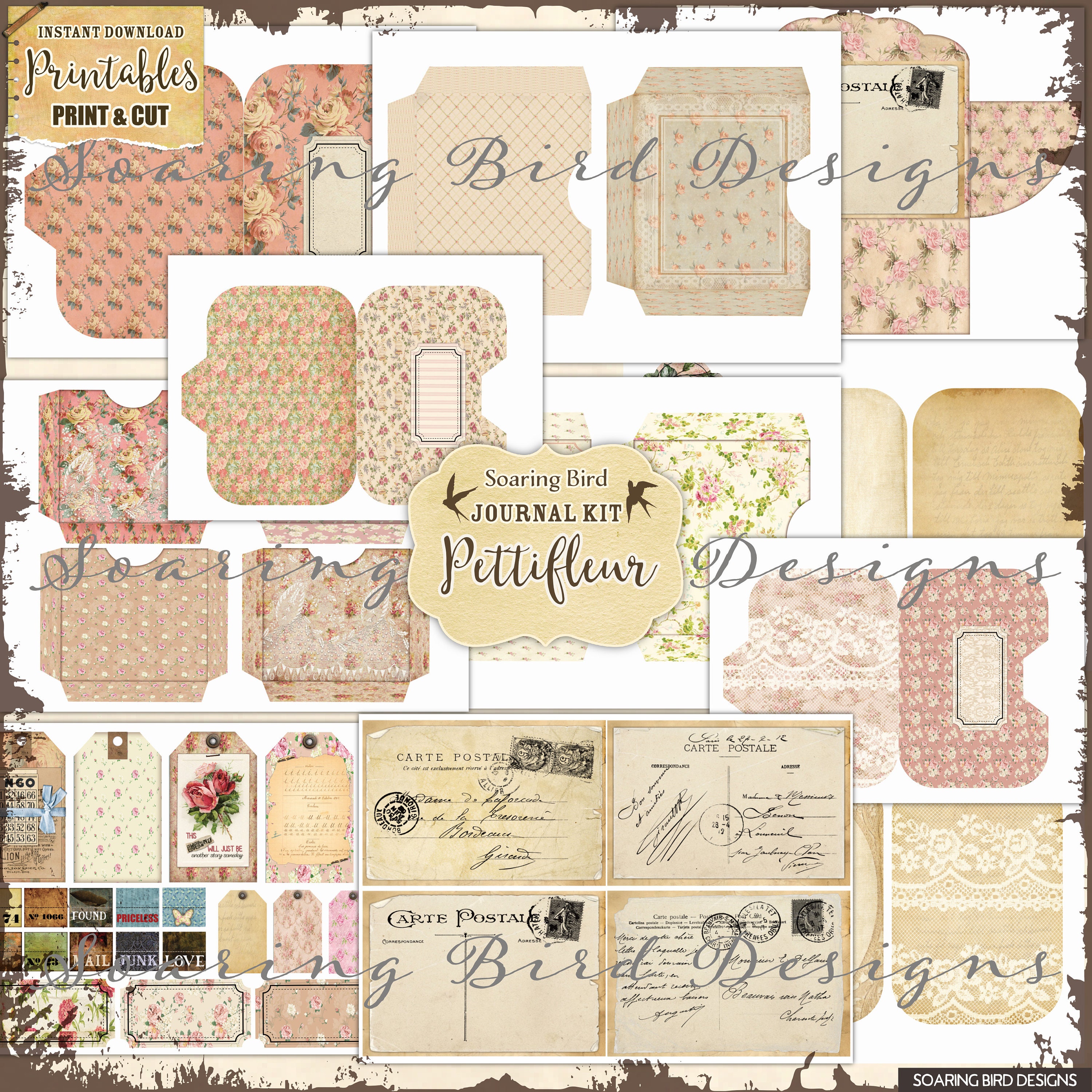 Free Printable Junk Journal Pages Pdf Free Download