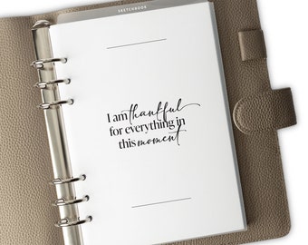 Caregiver Aging Parent Binder Pages Bundle and Words of Affirmations - Aging Parent Important Document Organization - Digital Download