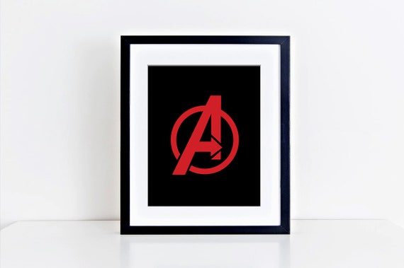 Marvel Avengers Wall Decor Avengers Room Decor Avengers Black And White Decor Comic Boys Room Wall Decor Marvel Birthday Decor