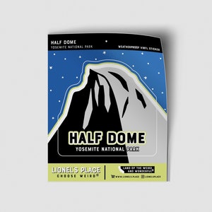Half Dome Sticker