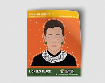 Ruth Bader Ginsburg-klistermärke