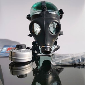 New Gas Mask Sealed Box Israeli IDF Civilian adult Nato Filter Drink Tub