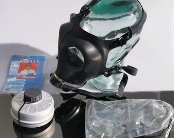 New Gas Mask Sealed Box Israeli IDF Civilian adult Nato Filter Drink Tub