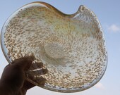 Modern XXL Heavy Murano Glass Bowl Hand Blown 3Kg Excellent 14 quot