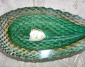 Modern De Richelieu Glass Bowl Hand Blown Excellent Awesome Rare Home Decor