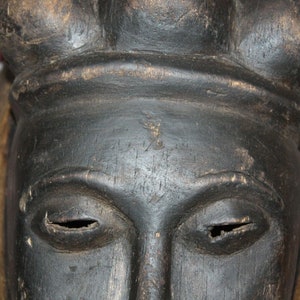 Old Antique Fine Wooden Punu Mukudj Okuyi African Mask Tribal Art Ceremonial 11" image 8