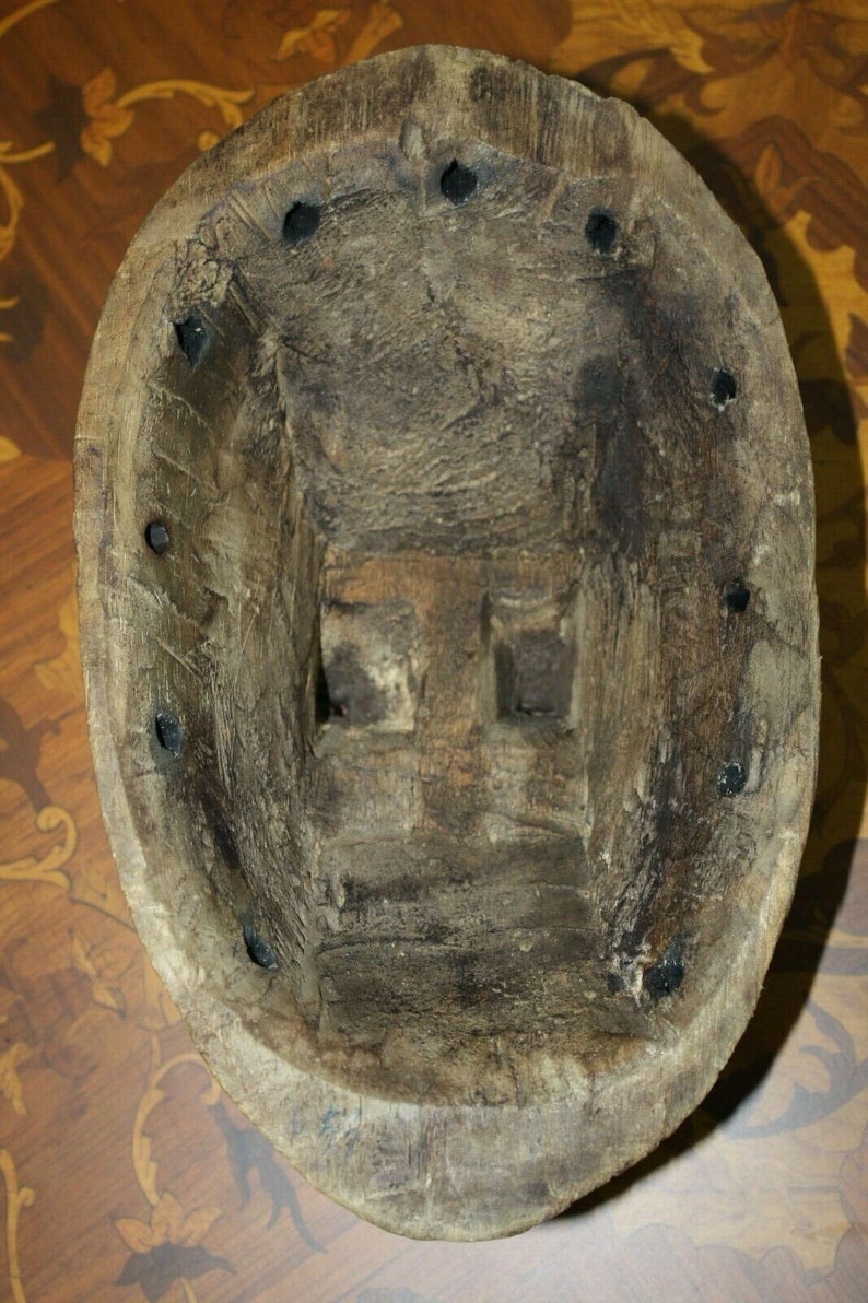 Old Antique Fine Wooden Punu Mukudj Okuyi African Mask Tribal Art Ceremonial 11" image 7