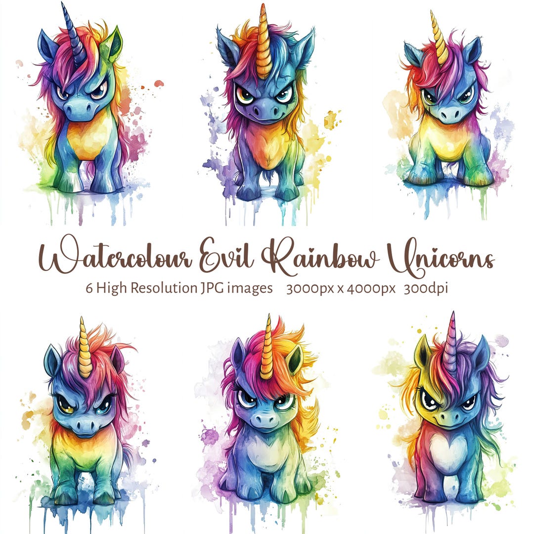 Evil Rainbow Unicorns
