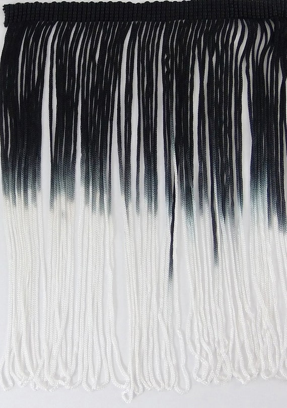 ombre chainette fringe 12 inches sold by yard