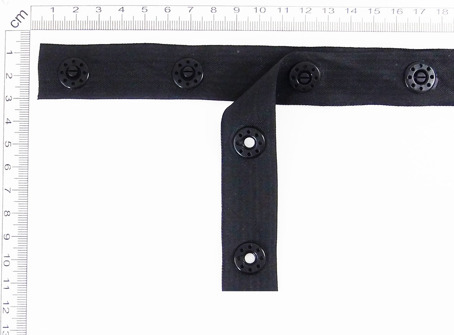 Plastic Snap Button Tape Polyester Tape JUMBO Large Size Hook & Eye