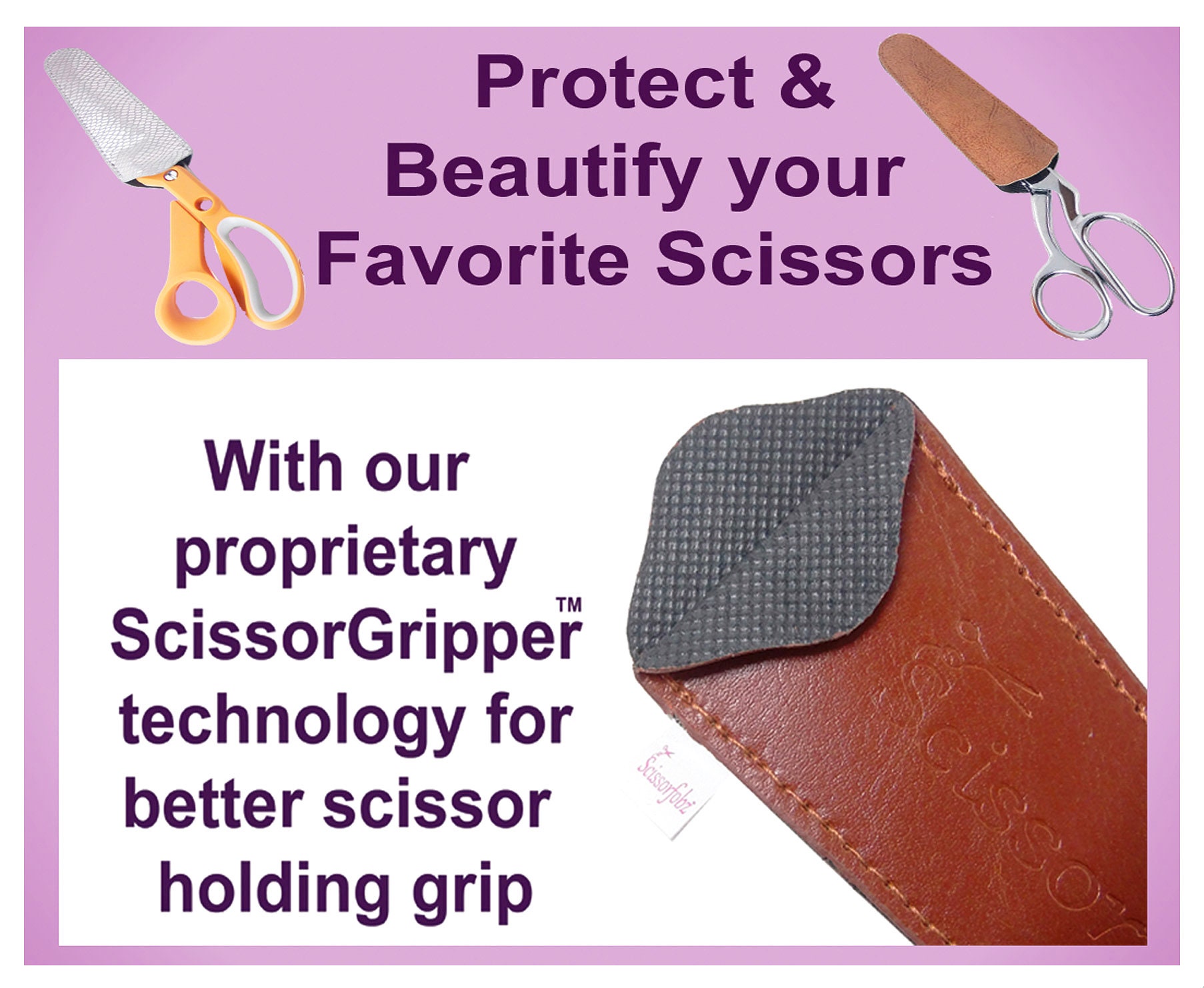 Scissor Sheaths VALUE PACK4 Sizes/pkdesigner Cover