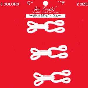 Corded Metal Hook and Eye Frogs Button Sew On Closures Clasp Clip Sewing Renaissance Costumes Cloak Cape Jacket