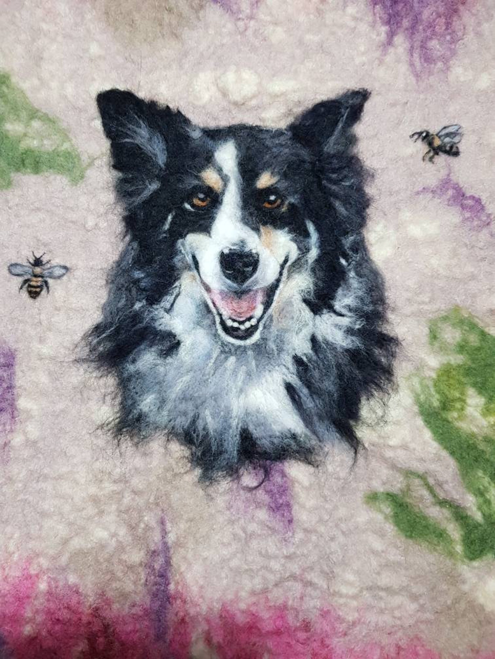 Custom Pet Portrait. Pet Art. Pet Loss. 2D Pet Portrait. Wool Etsy UK