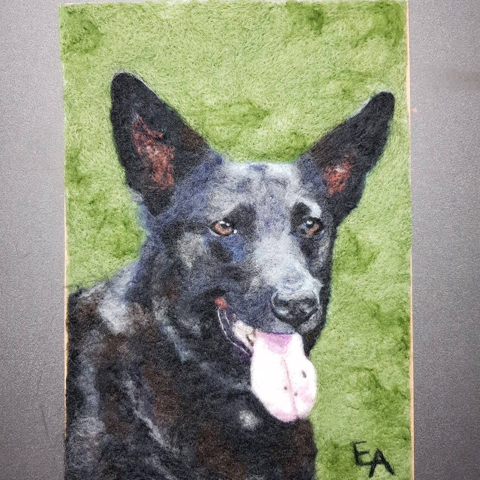 Custom Pet Portrait. Pet Art. Pet Loss. 2D Pet Portrait. Wool Etsy UK
