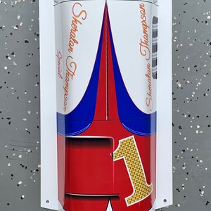 Racing legend 1964 indy 500 winner AJ Foyt inspired 3D wall decor garage art sign